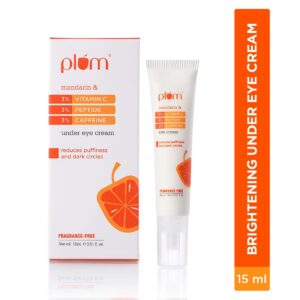 3% Vitamin C, 3% Peptide & 3% Caffeine Under Eye Cream with Mandarin