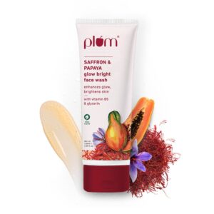 Saffron & Papaya Glow Bright Face Wash with Vitamin B5