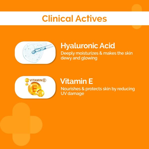The Derma Co 1% Hyaluronic Sunscreen Aqua Gel SPF 50 PA++++ - Image 3
