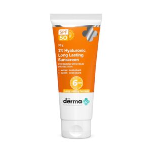 The Derma Co 1% Hyaluronic Long Lasting Sunscreen SPF 50 PA++++