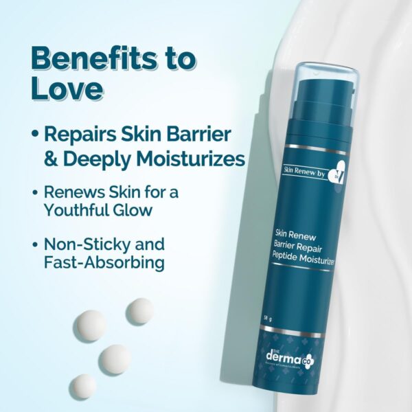 The Derma Co. x Dr.V Skin Renew Barrier Repair Peptide Moisturizer - Image 4