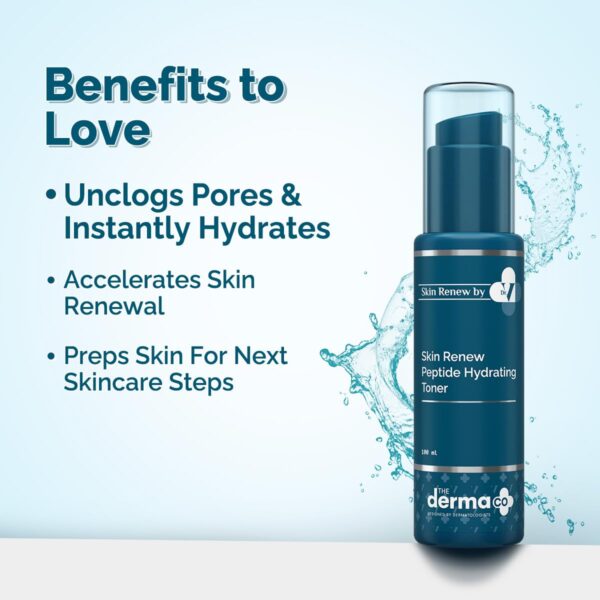 The Derma Co . X Dr.V Skin Renew Peptide Hydrating Toner - Image 4