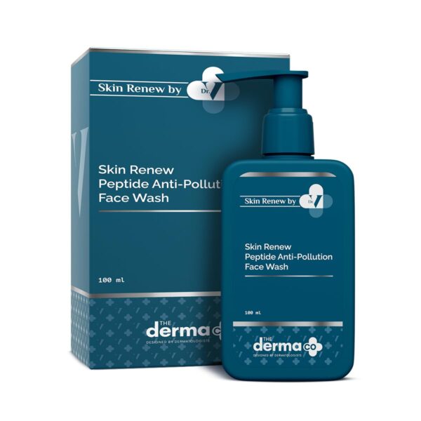 The Derma Co. X Dr.V Skin Renew Peptide Anti-Pollution Face Wash With Peptides & Niacinamide-100ML