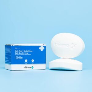 The Derma Co Kojic Acid + Glutathione Syndet Soap  75 G X 2