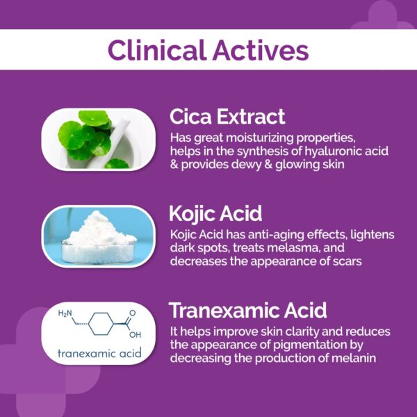 The Derma Co 10% Cica Glow Face Serum with Tranexamic Acid - Image 6