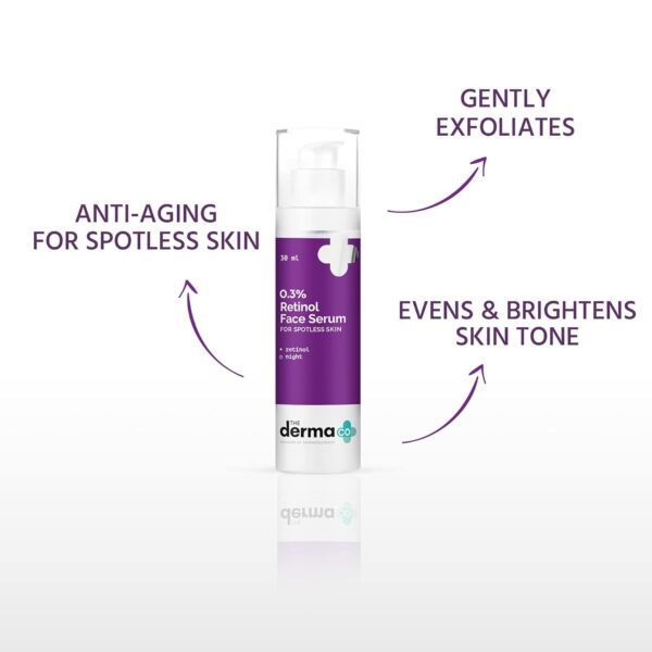 The Derma Co 0.3% Retinol Serum - 30ml - Image 2
