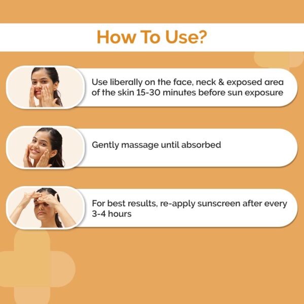The Derma Co Derma Co 1% Hyaluronic Tinted Sunscreen SPF 60 Gel - 50G - Image 4