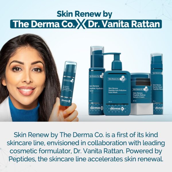 The Derma Co . X Dr.V Skin Renew Abc Peptide Exfoliator Serum With Mandelic Acid,Lactic Acid,And Peptides-30Ml - Image 4