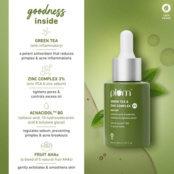 Plum Green Tea & Zinc Complex 3% - Image 3