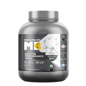 MuscleBlaze Biozyme Performance Whey Protein 2 kg (4.4 lb) Choco Crispers
