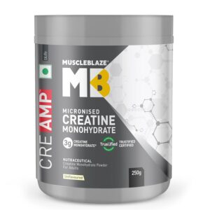 Muscleblaze Creatine Monohydrate CreAMP, 250 g Unflavored