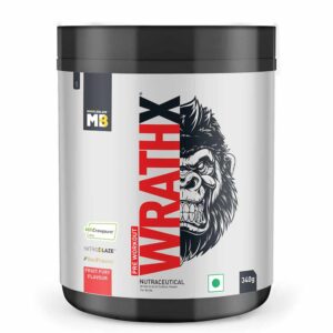 MuscleBlaze Pre Workout WrathX, 340 g, Fruit Fury