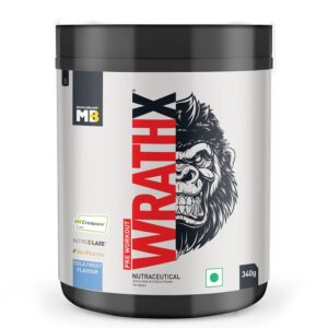 MuscleBlaze Pre Workout WrathX, 340 g, Cola Frost