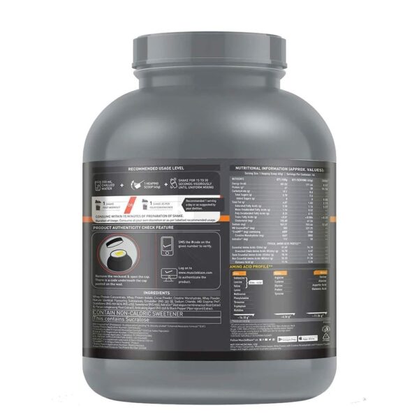 MuscleBlaze Biozyme Whey PR, 2 kg, Molten Chocolate Cake - Image 9