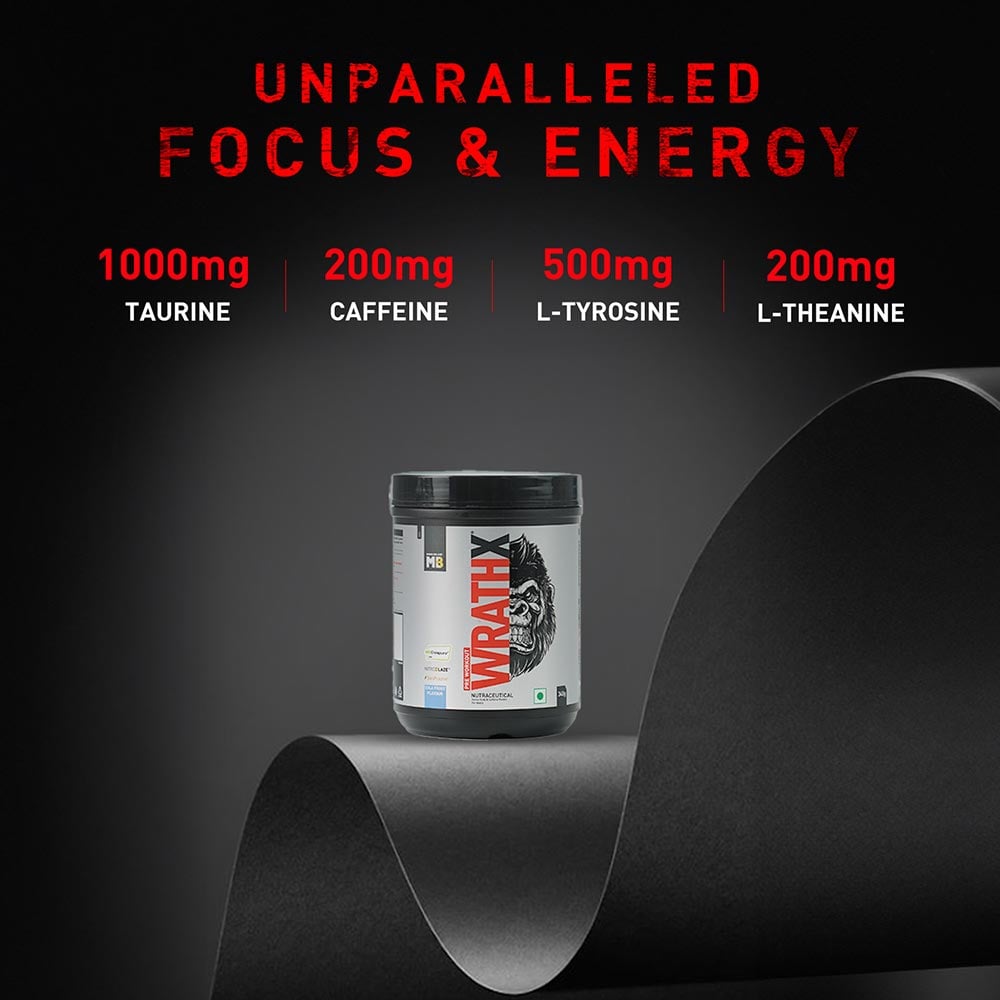 MuscleBlaze Pre Workout WrathX, 340 g, Cola Frost - Image 3
