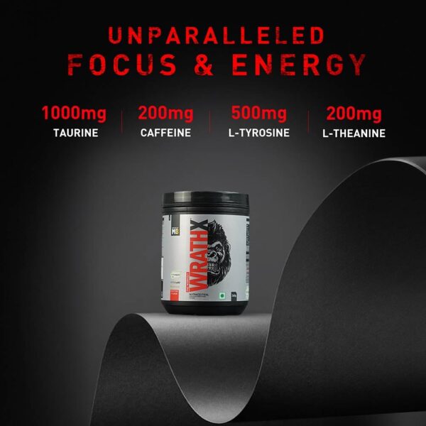 MuscleBlaze Pre Workout WrathX, 340 g, Fruit Fury - Image 3