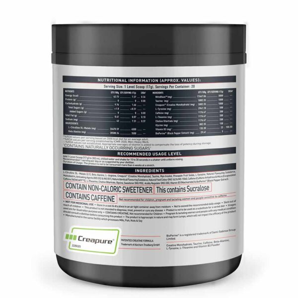 MuscleBlaze Pre Workout WrathX, 340 g, Fruit Fury - Image 8