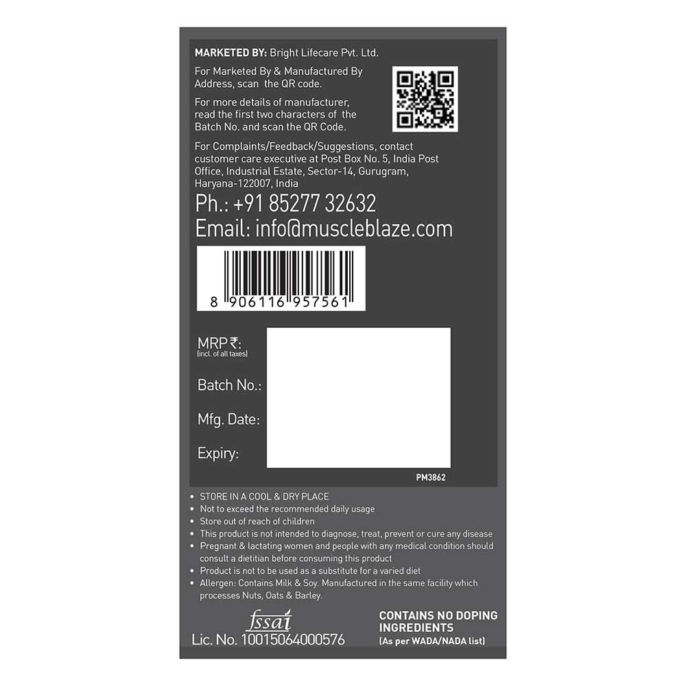 MuscleBlaze Biozyme Iso-Zero, 2 kg, Low Carb Tropical Mango - Image 9