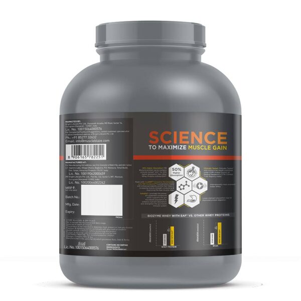 MuscleBlaze Biozyme Whey PR, 2 kg, Chocolate Fudge - Image 9