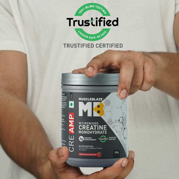 Muscleblaze Creatine Monohydrate CreAMP, 250 g Watermelon Kool Aid - Image 5