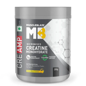Muscleblaze Creatine Monohydrate CreAMP, 250G Citrus Blast