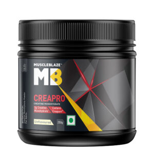 MuscleBlaze CreaPRO Creatine with Creapure® Powder from Germany,Unflavoured, 250 g