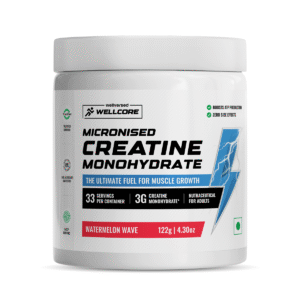 Wellcore - Pure Micronised Creatine Monohydrate | Watermelon Wave (122g, 33 servings)